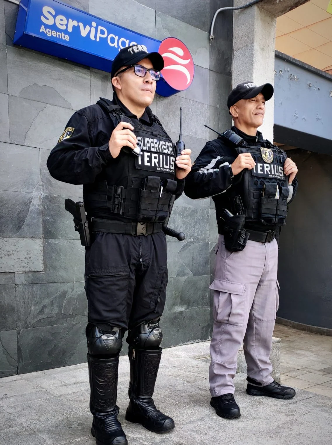 Supervisores de TERIUS SEGURIDAD en servicio
